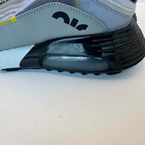 Nike Air Max 2090 Mens Shoes Size 10.5 Wolf Gray Yellow Black Running Athletic - Picture 7 of 16